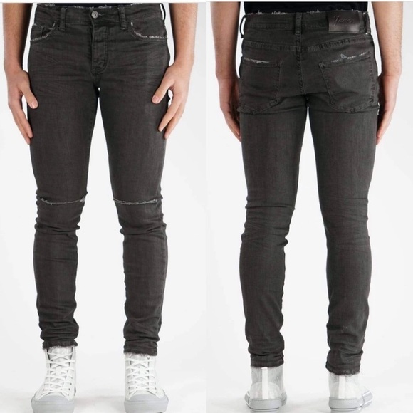 Valabasas Jeans Mr. Clean 2.0 Grey Skinny Fit - Picture 1 of 16